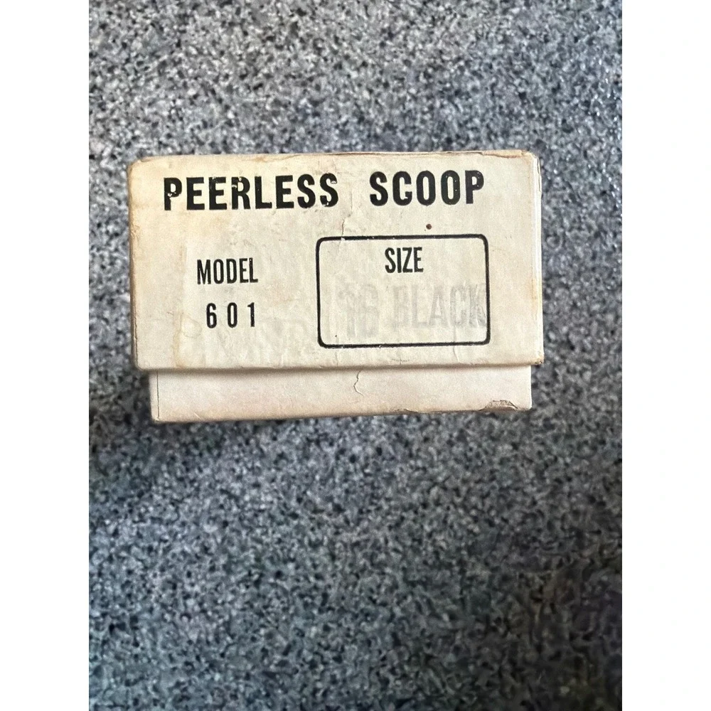 Vintage Peerless Scoop Model 601 Black Handle Ice Cream Disher Brooklyn NY Box